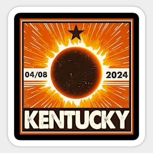 Kentucky solar eclipse 2024 Sticker